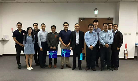 总经理韩广奇访问台湾肥料股份有限公司